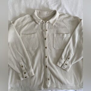 Madewell Cream Shacket